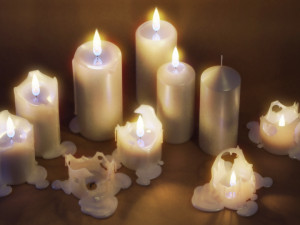 3d cylindrical candle model - type 001 - special sequence of burning stages - movie and game ready 3D मॉडल