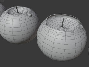 3d spherical candle model - type 003 - special sequence of life stages - movie and game ready Modello 3D