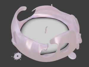 3d spherical candle model - type 003 - special sequence of life stages - movie and game ready Modello 3D