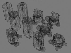 3d ultimate melting candle model pack - 01 -- special sequence of life stages - game and movie ready Modelo 3D