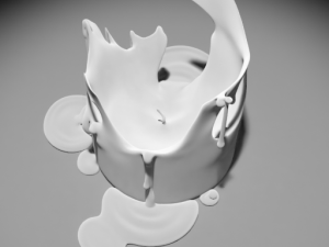 3d candle melting model 002 - movie and game ready 3D मॉडल