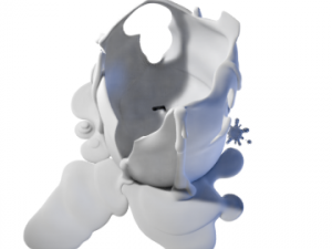 3d candle melting model 008 - movie and game ready 3D मॉडल