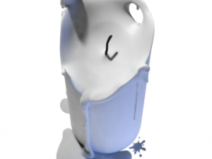 3d candle model 010 - movie and game ready 3D Model