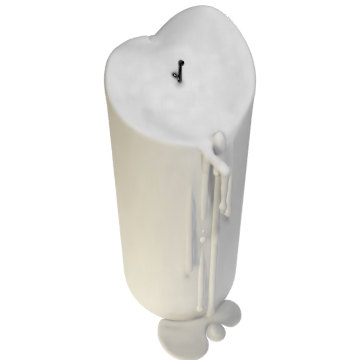 3d candle model 011 - movie and game ready 3D Модель .c4d .max .obj .3ds .fbx .stl .blend 