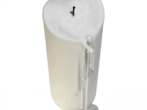 3d candle model 011 - movie and game ready 3D मॉडल