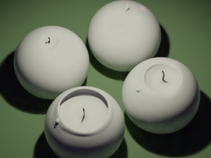 3d candle model 014 - movie and game ready 3D Model