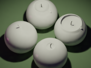 3d candle model 014 - movie and game ready 3D Model