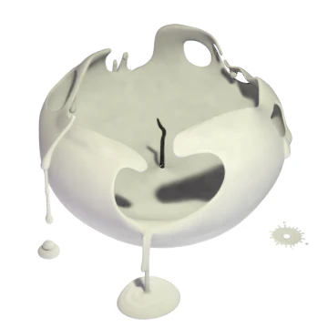 3d candle melting model 016 - movie and game ready 3D Model .c4d .max .obj .3ds .fbx .stl .blend 