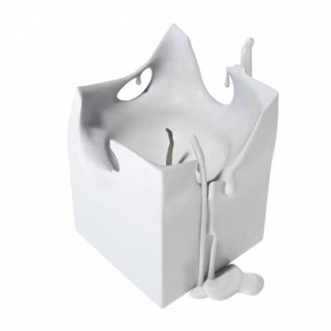 3d candle model 020 - movie and game ready 3D Model .c4d .max .obj .3ds .fbx .stl .blend 