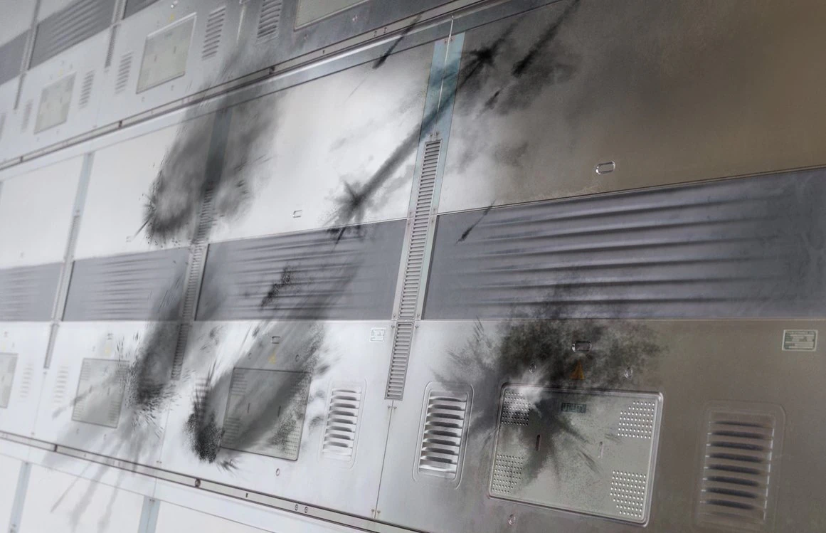 Scorch laser projectile damage decals - pack 1 CG Textures .c4d .max .obj .3ds .fbx .stl .blend 