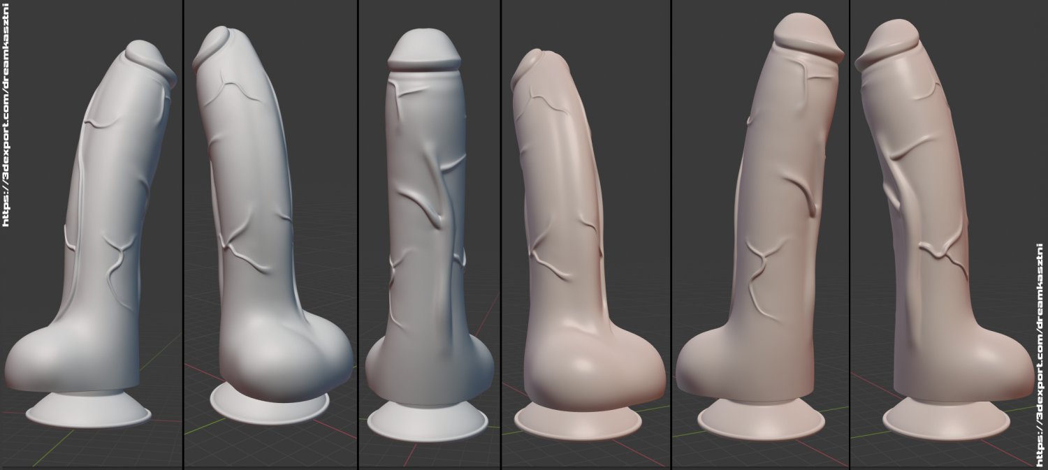 Anatomi. veiny penis dildo adult toy - 001 - suitable for games renders pri...