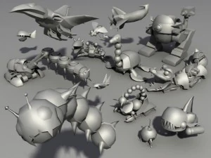 sonic the hedgehog badnicks 3D Model