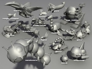sonic the hedgehog badnicks 3D Model