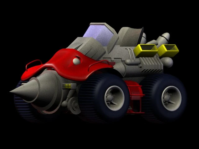 sonic 2 first boss robotniks driller 3D Model .c4d .max .obj .3ds .fbx .stl .blend 