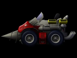 sonic 2 first boss robotniks driller 3D Model