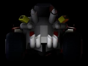 sonic 2 first boss robotniks driller 3D Model