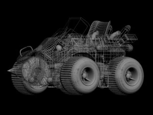 sonic 2 first boss robotniks driller 3D Model