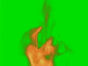 Fire pillar loop sequence animation 001 3D Model