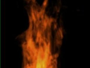 Анімація циклічної послідовності вогняного стовпа 002 3D Модель