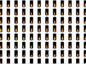 Fire pillar loop sequence animation 002 3D Model