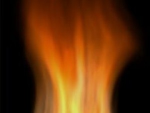 Fire pillar loop sequence animation 004 3D Model