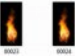 Looping torch fire animation 3D Model