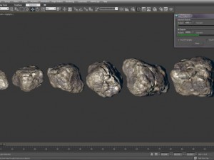 rock 001  low poly with extreme resolution maps 3D Модель