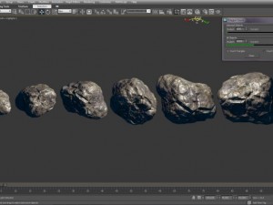 rock 001  low poly with extreme resolution maps 3D 모델