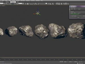 rock 001  low poly with extreme resolution maps 3D Model