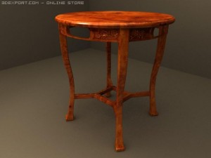 table antique 3D-Modell