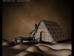 little house Modello 3D