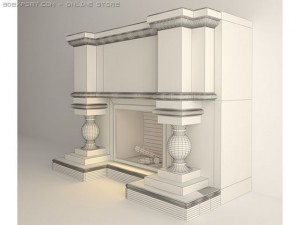 fireplacegzhel 3D Model