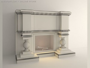 fireplacegzhel 3D Model