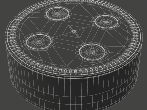 amazon echo dot 2nd generation 3D 模型