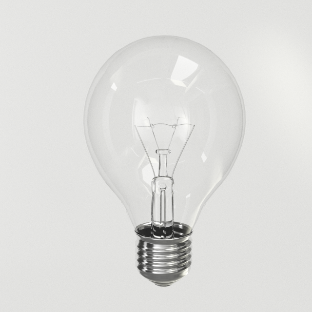 lighbulb 3D Model .c4d .max .obj .3ds .fbx .stl .blend 