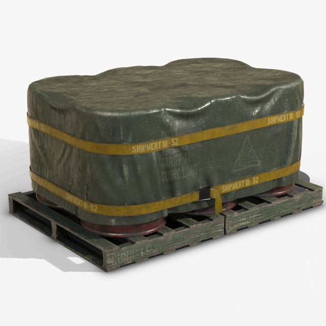 barrel shipment 3D-Modell .c4d .max .obj .3ds .fbx .stl .blend 