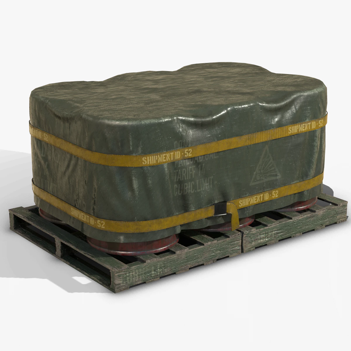 barrel shipment 3D Model .c4d .max .obj .3ds .fbx .stl .blend 