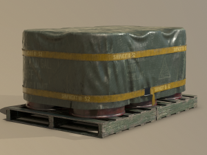 barrel shipment 3D-Modell
