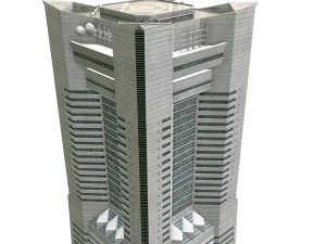 yokohama landmark tower 3D Model