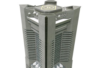 yokohama landmark tower 3D Модель