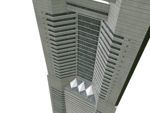yokohama landmark tower 3D Модель
