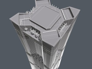 yokohama landmark tower 3D Модель
