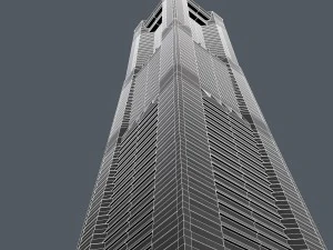 yokohama landmark tower 3D Model