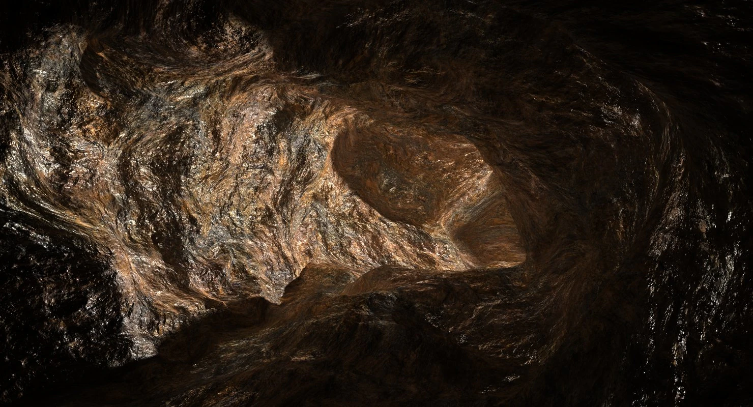cave tunnel 3D Model .c4d .max .obj .3ds .fbx .stl .blend 