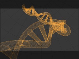 dna double helix blender Modelo 3D