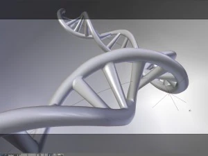 dna double helix blender 3D Model