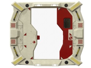 sci-fi bulkhead door 3D Model