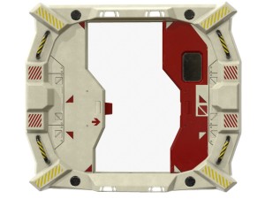 sci-fi bulkhead door 3D Model