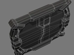 sci-fi bulkhead door 3D Model
