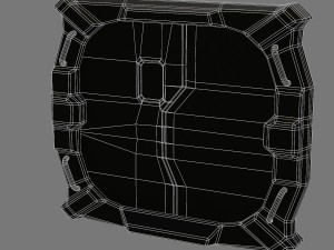 sci-fi bulkhead door 3D Model